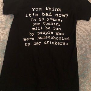 3 funny shirts. Small/med